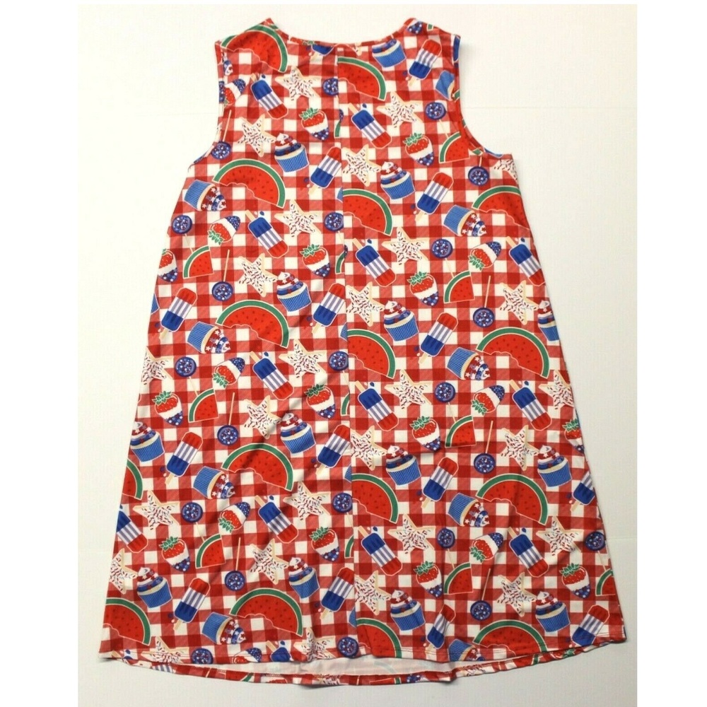 Dress Works Sleeveless Swing Dress - Picnic - M - Picture 3 of 3